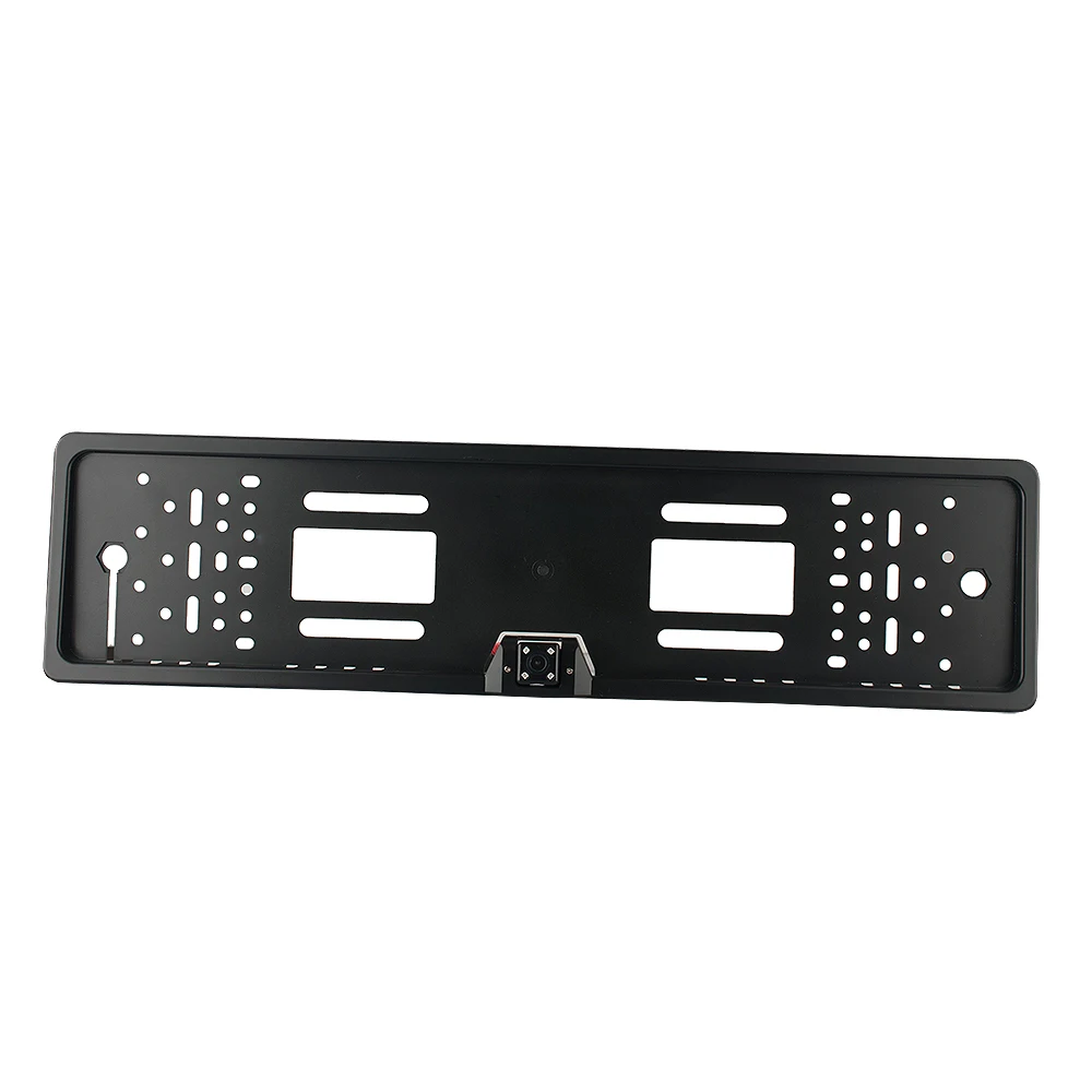 

High Quality European Car Licence Plate Car Rear View Camera with Night Vision Rearview CMOS Camera Car Monitor with 4 LED Light