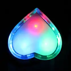 AsyPets цвета светодиодный ночник в форме сердца AsyPetsD настенная лампа с американской розеткой для праздничной вечеринки художественное