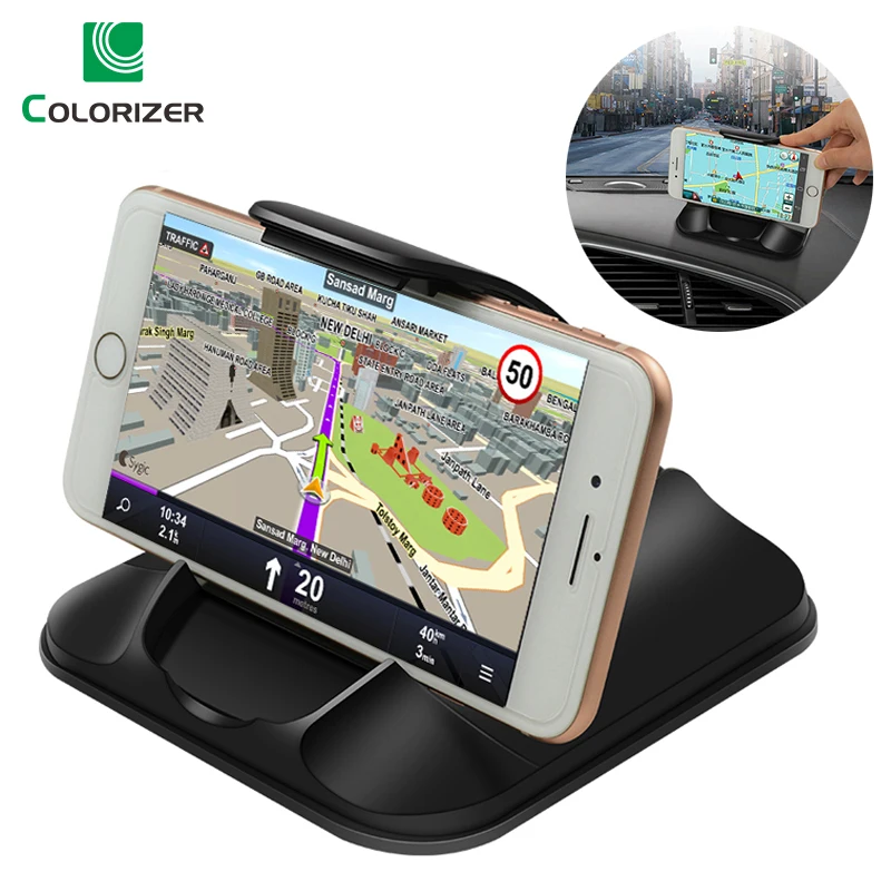 Online Teléfono soporte para coche para tablero pegajoso fuerte 3 M coche soporte de montaje soporte para 3 7 pulgadas iPhone Samsung GPS no Slip reutilizables almohadillas de Gel Mat