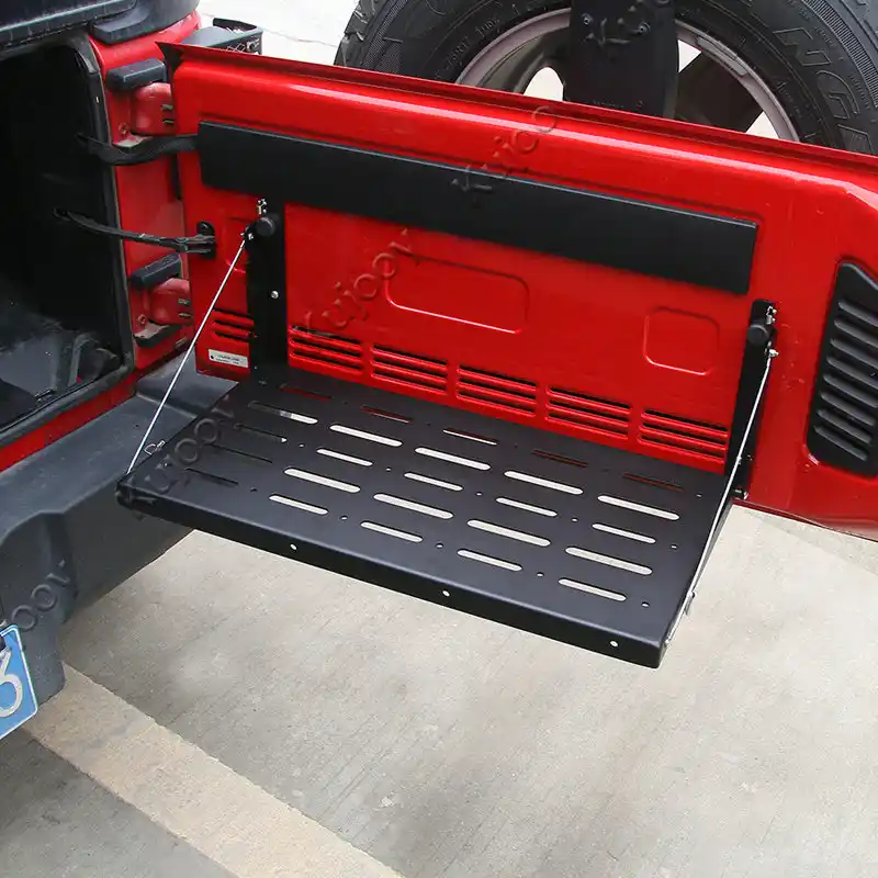 Metal Rear Door Interior Rack Cargo Carrier Shelf Storage Rack For 2007 2016 Jeep Wrangler Jk Car Styling Accessories