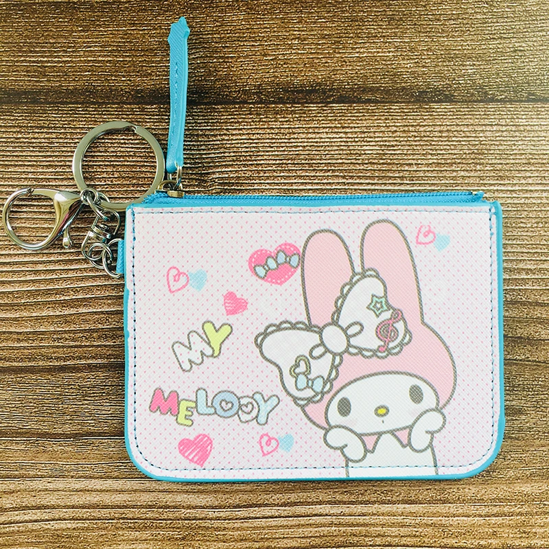 IVYYE My Melody аниме плюшевые кошельки мини чучела куклы карты монета мультфильм Plushbags на молнии Держатель наличные Кредитные ID Деньги Кошелек - Цвет: see chart