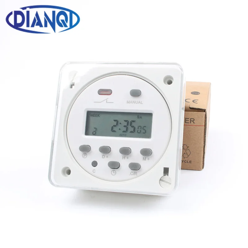 CN101A AC 220V 230V 240V 8A к 16A реле времени таймер 10A CN101 цифровой ЖК дисплей питания