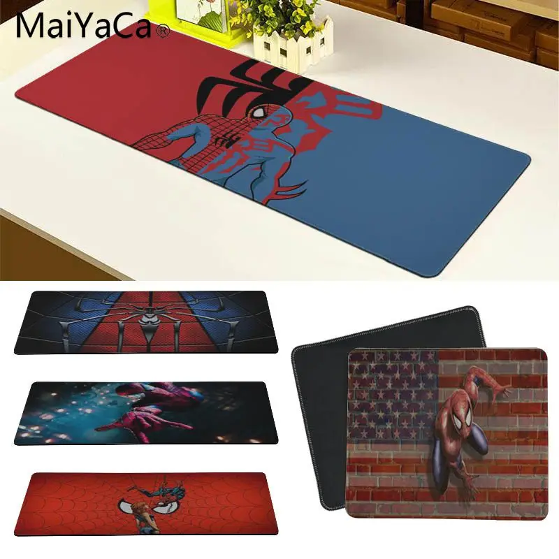 

MaiYaCa Superhero Spider Man Large Mouse pad PC Computer mat Size for 30x90cm and 40x90cm Gaming Mousepads