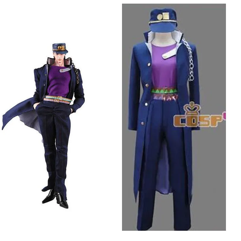 Необычные приключения Джоджо Kujo Jotaro унисекс аниме косплей костюм