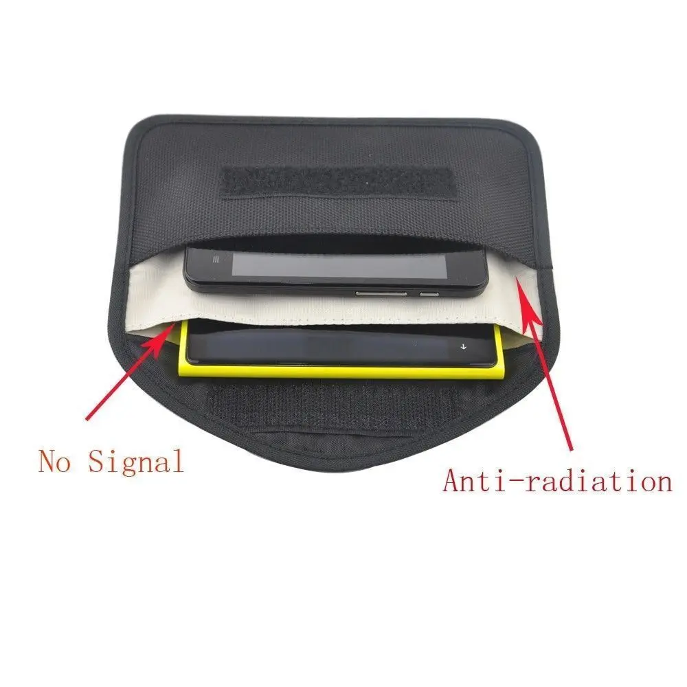 7.5" RFID RF Phone Signal Blocker Jammer Pouch for Large-size Cellphone Universal Anti-Radiation Shield Case Dirt-resistant Bags