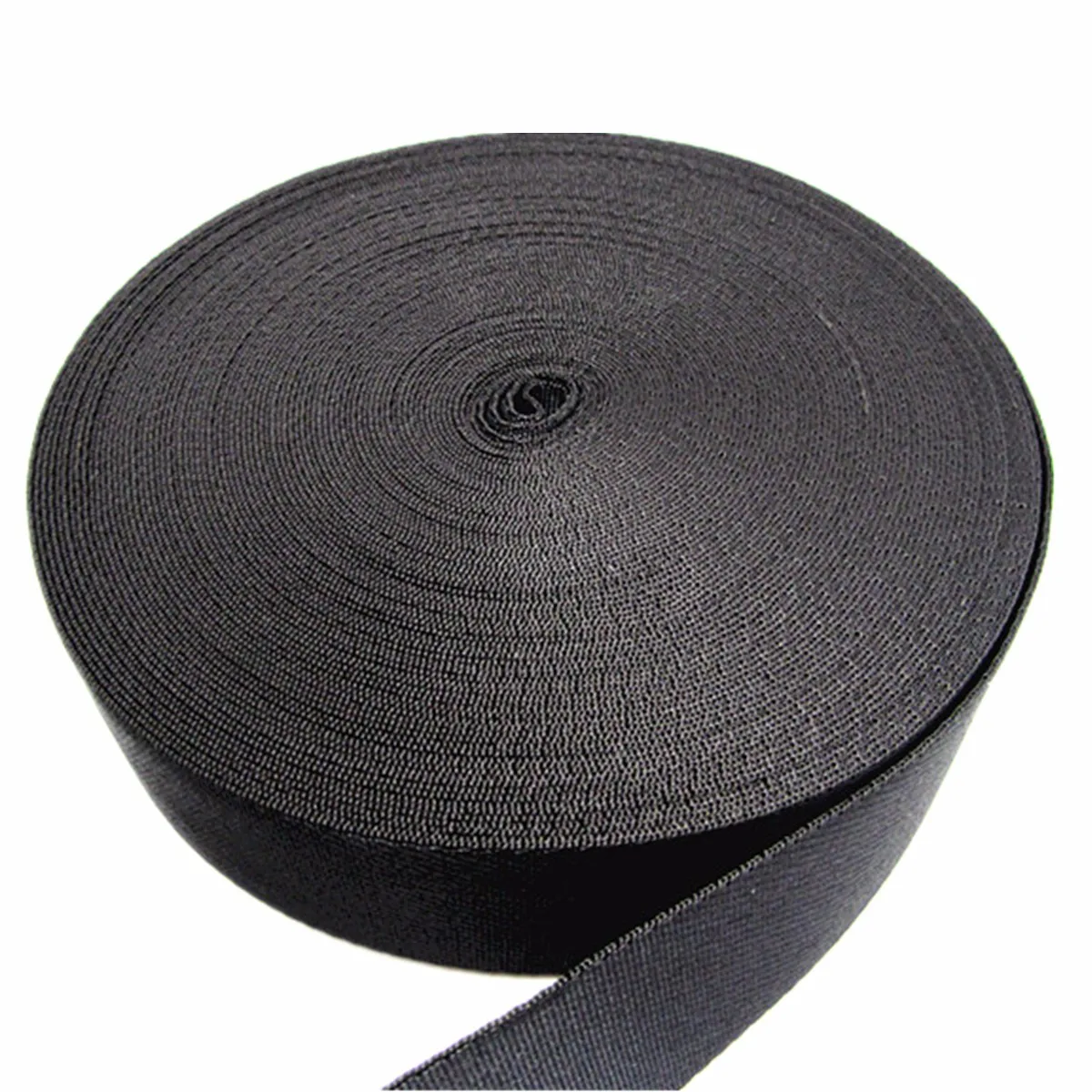 50 мм x 10 метров Черная нейлоновая сетчатая лента Обрезка ремень швейные ткани DIY Изготовление одежды ремесла обвязка сумки ремень