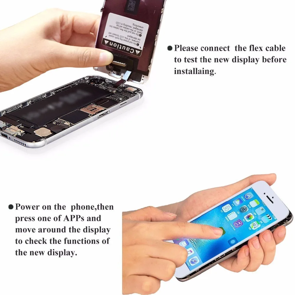 Для iPhone 6s экран ЖК дисплей 2019 Новый сенсорный для iphone дигитайзер Рамка сборка
