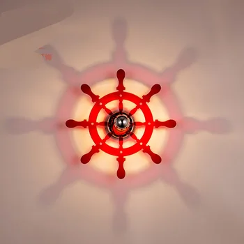 

modern simple red vblack wall lamp living room bedroom bedside wall light design TV background bar atmosphere light Z113121