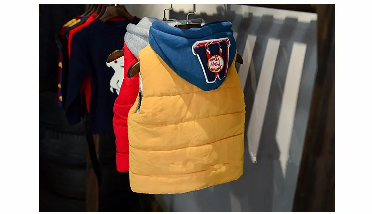 Songguiying A35 Детская куртка для девочек Детская одежда Детские жилеты Повседневное жилеты для малышей теплый жилет для детей пальто с капюшоном