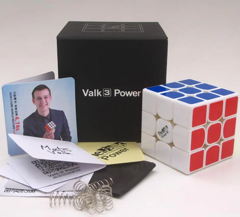 Qiyi The Valk 3 power M Магнитный Valk3 Mini Valk 3 профессиональный 3x3 магический куб speed Mofangge Competition Puzzle Cubes детские игрушки - Цвет: Power M white