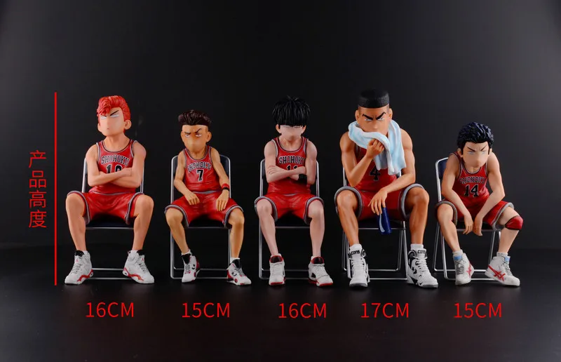 Slam Dunk Классическая сцена Shohoku Sakuragi Hanamichi Rukawa Kaede Takenori Akagi Stting Ver. Фигурки из