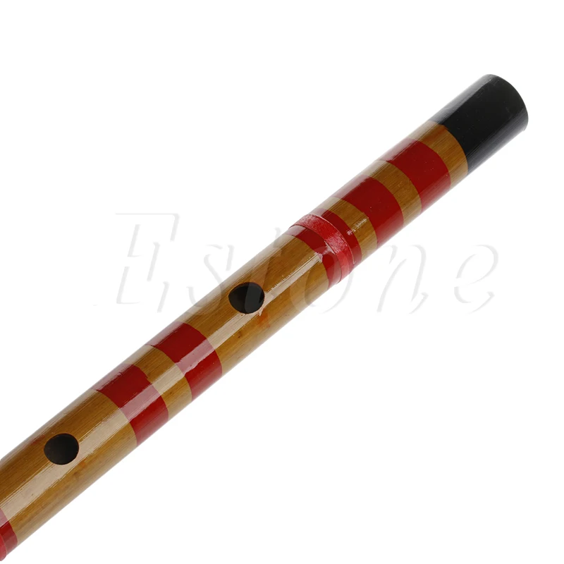 Традиционный длинный бамбуковый флейта кларнет Студент музыкальный инструмент 7 отверстий 42,5 см