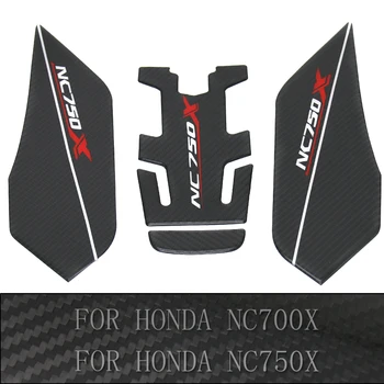 

Motorcycle Accessories 3D Fiber Sticker Sets Tank Decal Protector Pad Set For HONDA NC750X NC 750X NC700 2014-2019 2018 2017 16
