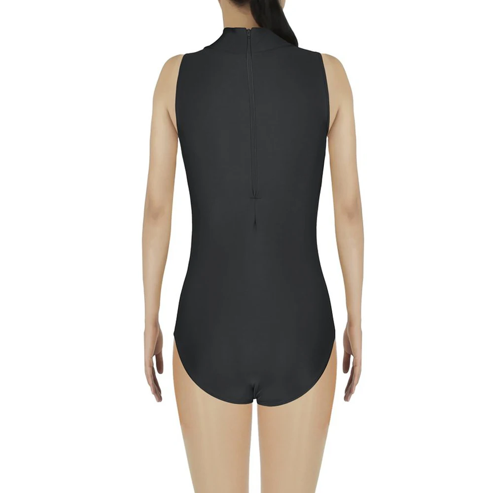 women sleeveless leotard