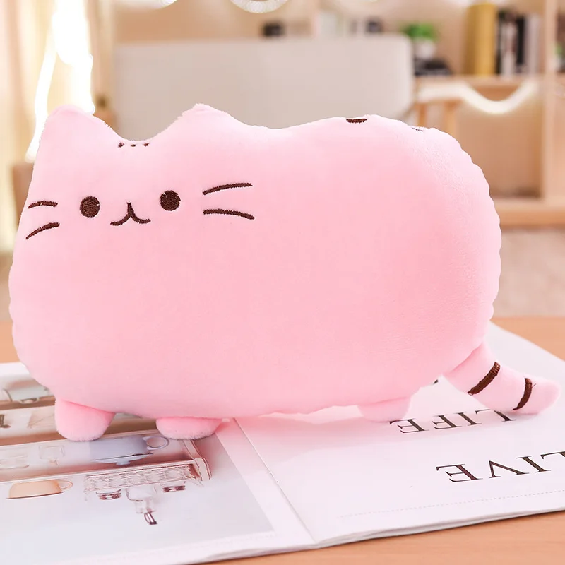 Мягкая плюшевая подушка в виде кошки 25/40/50 см|Мягкие игрушки животные| |