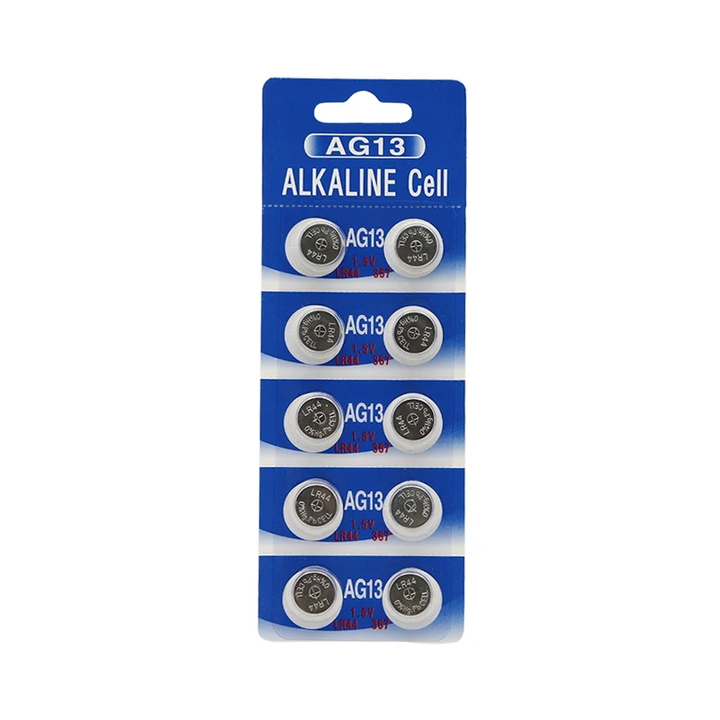 10 шт./упак. Wama AG13 1,5 V щелочные батареи таблеточного SR44 L1154 357 A76 батарейки-таблетки предназначены для одноразового использования в калькулятор игрушки