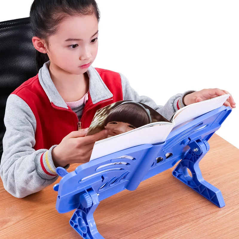 Creative Book Holder Reading Bookshelf Desk Bookboard Bookends Student