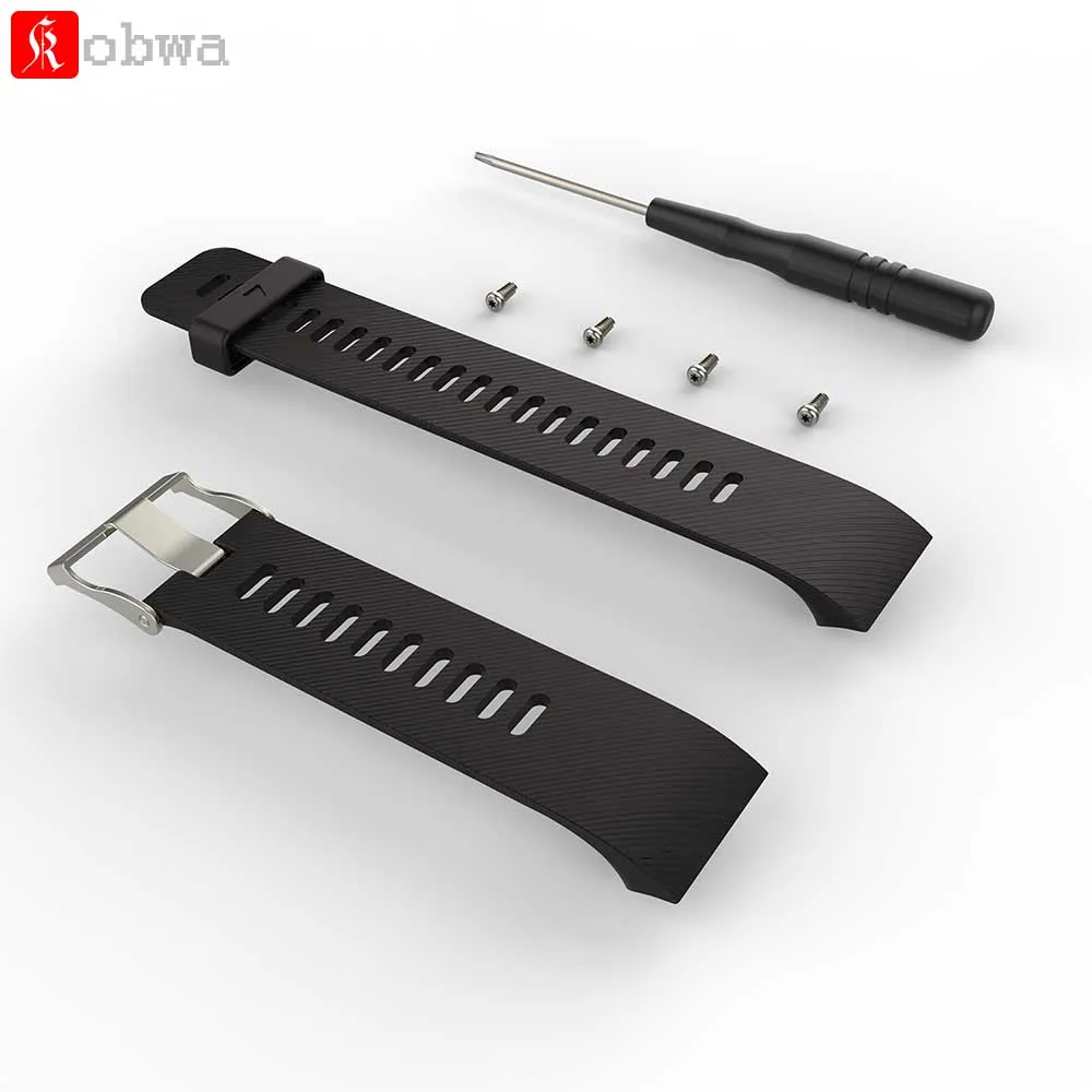 

Wrist Strap Silicone Strap Replaceable Watch Band With Tools for Garmin Forerunner 35 Watchband Smart Accessories 5 Colors