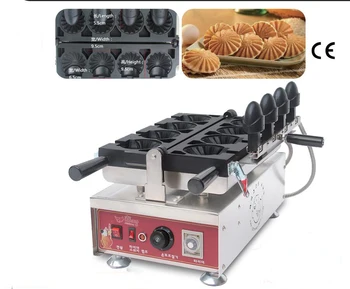

Free shipping Scallop shape Waffle Maker Machine sweets Filling Egg tart machine