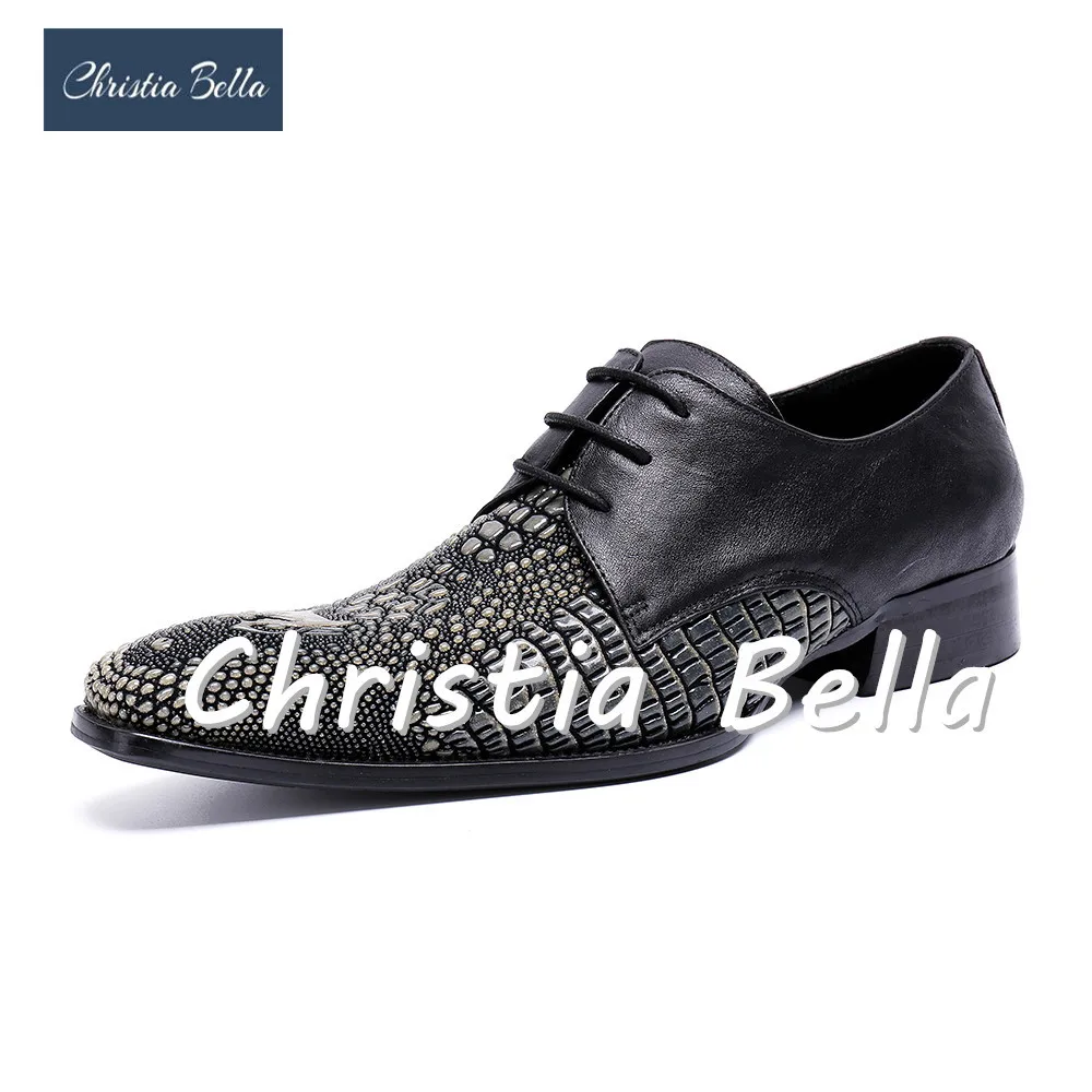 Formais Plana Couro 1 Elegante Dos Size Vestido Bella Básico 3 Escritório Negócios Do 2 Sapatos Homens Genuíno Christia Trabalho Plus De Reunião 47 AwI7qxR