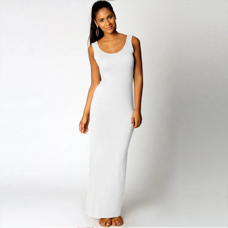 casual tank maxi dress