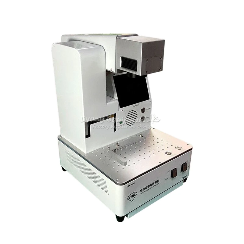  958A 20W LCD Fiber Laser Repair Machine For IPhoneX XS Max 8 8+ Back Cover Glass Frame Separating L