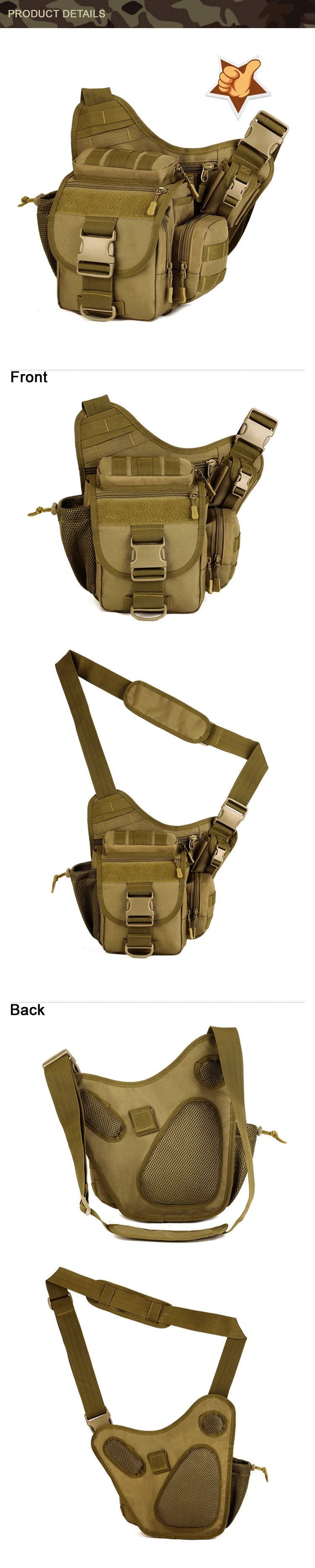 Новая мужская Стильная Спортивная Сумка через плечо с одним ремешком на одно плечо, сумка для камеры, сумка для путешествий, альпинизма, кемпинга, туризма, сумка-мессенджер