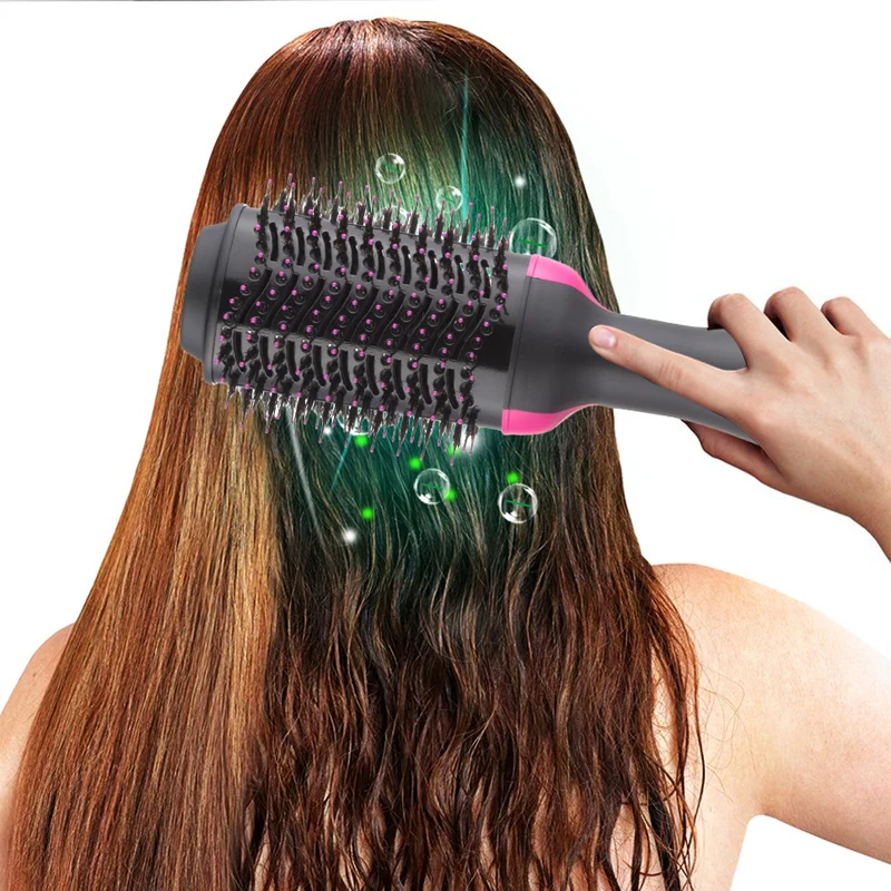 Детали для электрического фена для волос гребень многофункциональный инфракрасный отрицательных ионов горячего воздуха расческа, прямые волосы щипцы для завивки волос гребень фен для волос