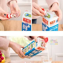 Красивый мини-трансмиссия с крышкой напиток коробка молока напиток Расширенный рот Детская безопасность