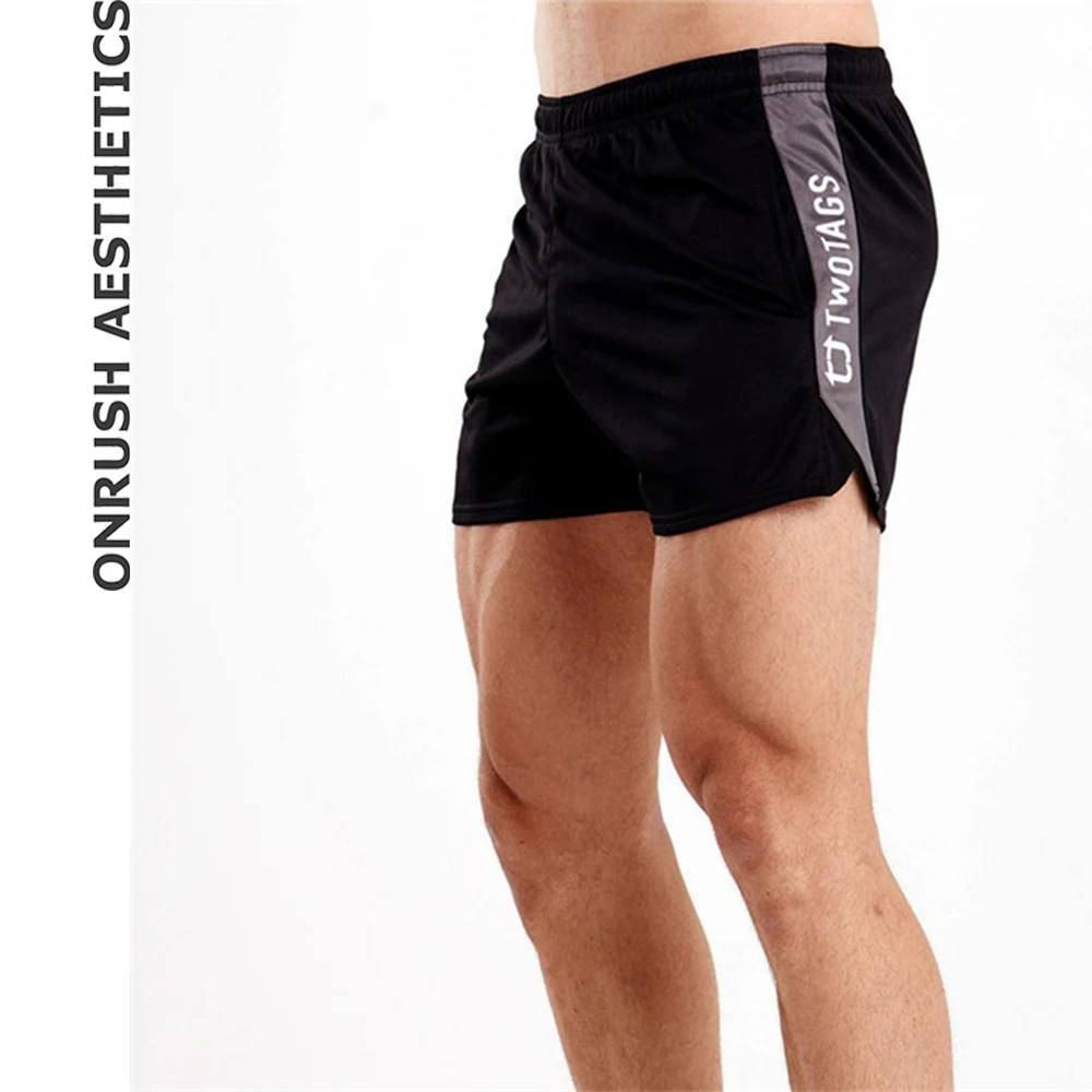 OA облегающие мужские шорты летние новые хлопковые шорты для бодибилдинга и тренировок модные повседневные быстросохнущие дышащие шорты