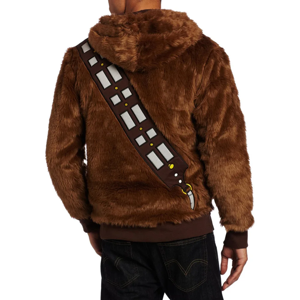 Горячее предложение! Распродажа! Звездные войны I Am Chewie Chewbacca пушистый костюм для косплея Chewbacca куртка с капюшоном мужская одежда плюшевая куртка над их худи