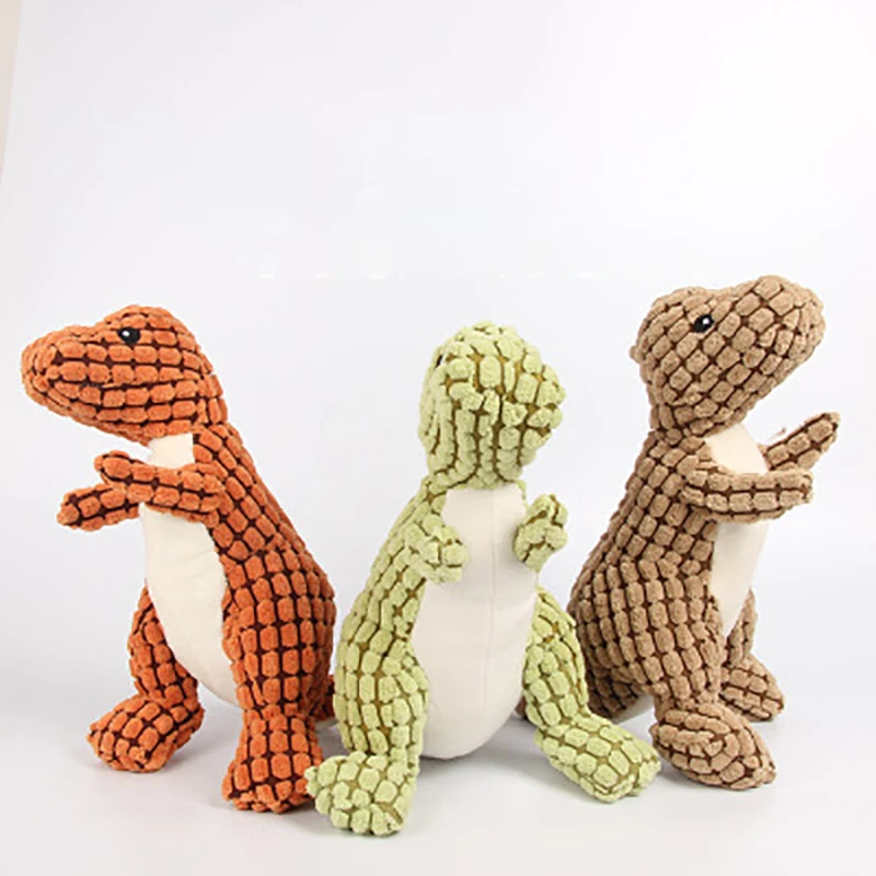 

Pet Dog Chew Squeaky Plush Toys Teeth Cleaning Pet Palying Fleece Puppy Interactive Toy For Small Medium Large Dogs Pet Supplies