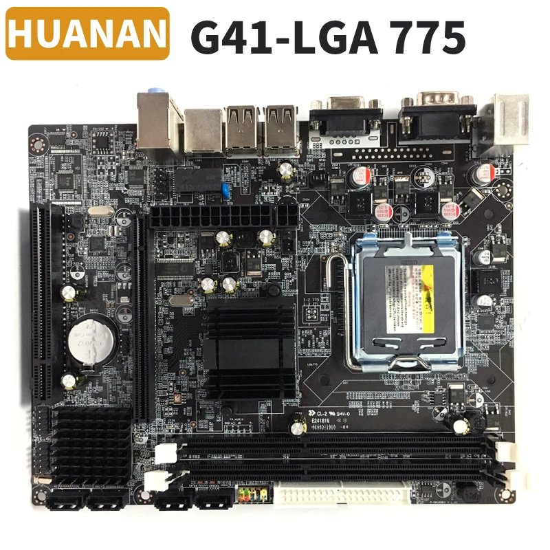 HUANAN Intel chipset G41 PC LGA775 Computer Desktop Motherboard DDR3 Double USB 2.0 LGA 775 Motherboard