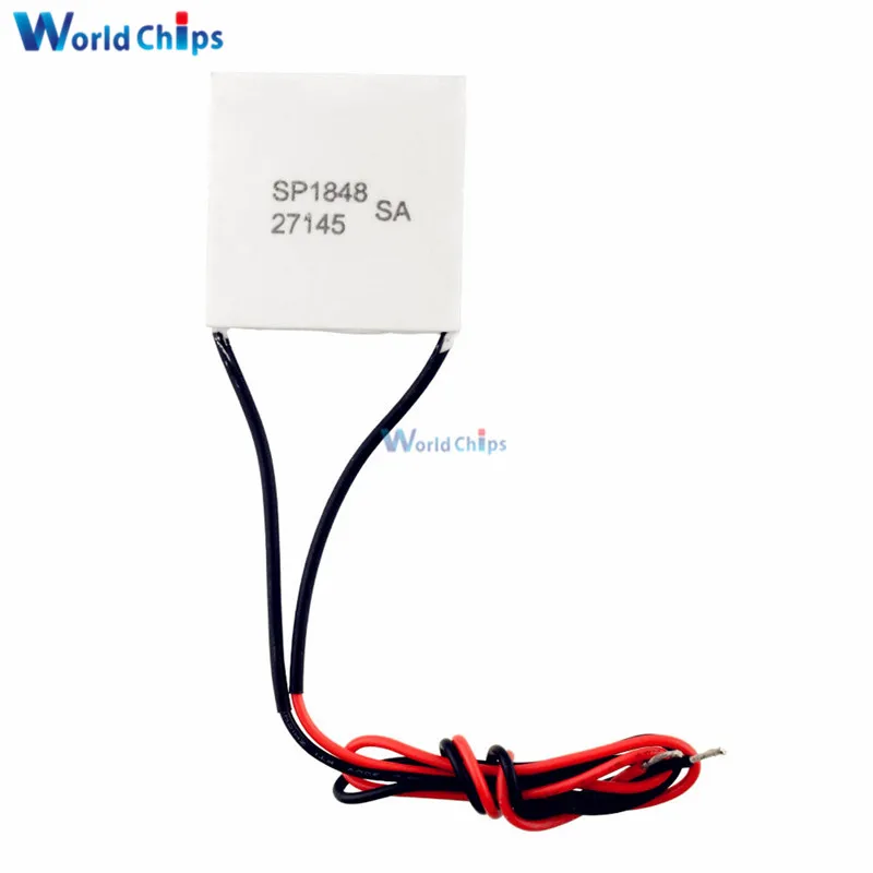 SP1848-27145 TEC 40x40 мм полупроводниковый термоэлектрический Радиатор Cooler Пельтье плиты модуль для мощность поколения