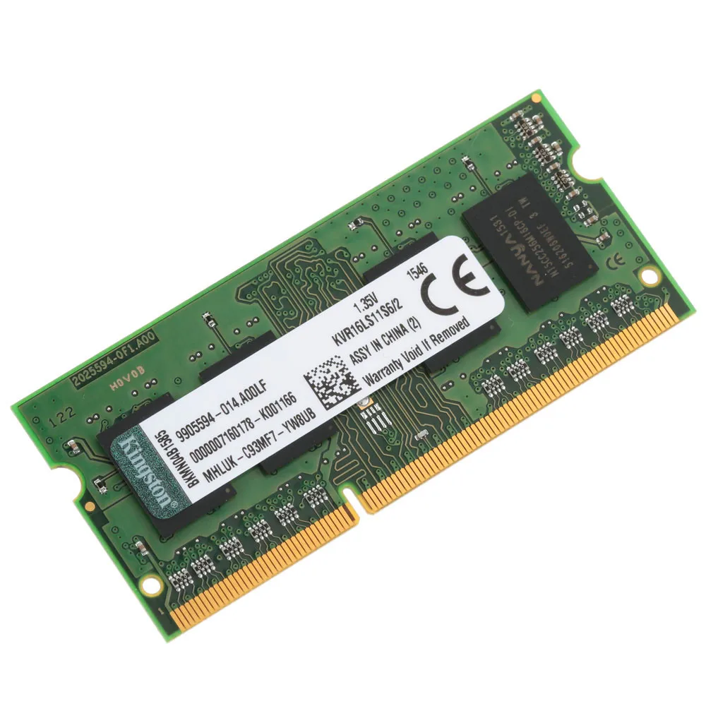 Kingston DDR3 8 Гб RAM 4 1600 МГц Memoria rams ddr 3 ГБ палочки ddr3 ddr3l dimm для ноутбука игровая HD видео 4K