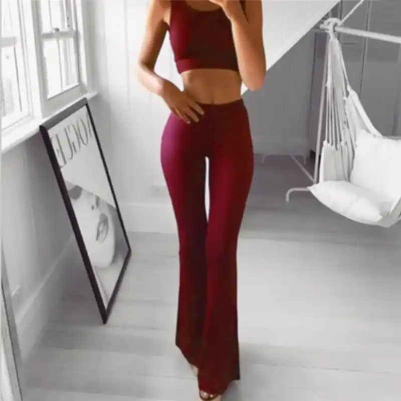 wide leg work pants