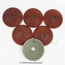Best Price SHDIATOOL 6pcs 4" #50 bowl shaped wet diamond polishing pads marble granite ceramic Diameter 100mm convex sanding disc Best Price SHDIATOOL 6pcs 4" #50 bowl shaped wet diamond polishing pads marble granite ceramic Diameter 100mm convex sanding disc