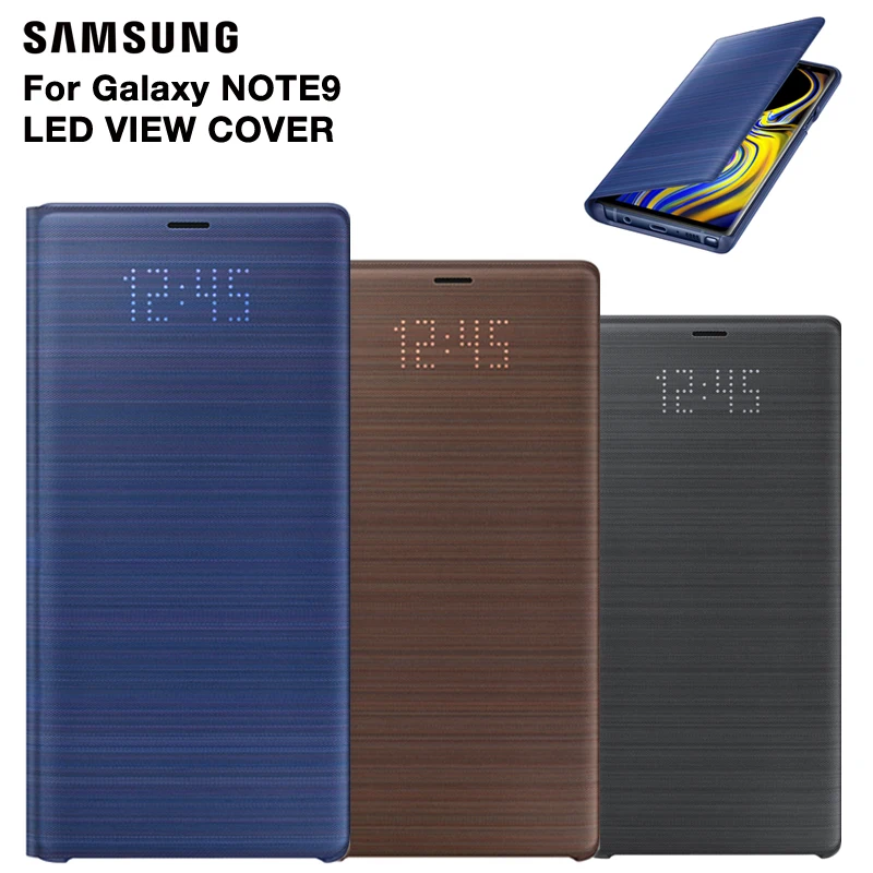 Оригинальный светодиодный защитный чехол Samsung для телефона Galaxy Note9 Note 9 SM N9600 N960F