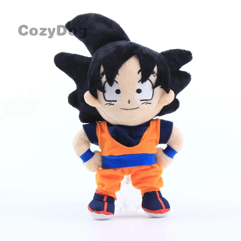 Аниме Dragon Ball Z Сон Гоку пикколо Вегета супер Сон Гоку плюшевые игрушки Супер Saiyan мягкие куклы 17-25 см подарок - Цвет: Son Goku B 22cm