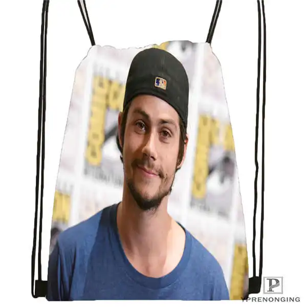 Custom Dylan O brien 01 Drawstring Backpack Bag Cute Daypack Kids Satchel Black Back 31x40cm 180611