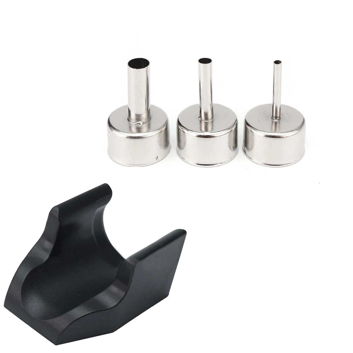 3pcs Hot Air Nozzles with Mayitr Black Handle Holder For Soldering