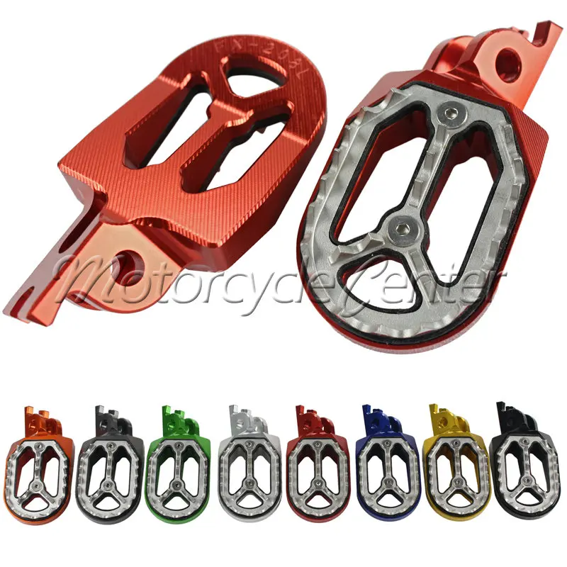 

CNC Footpeg Motorcycle Foot Pegs Rests For Honda CRF 250R 450R 250X 450X 150R CR 125 250 CRF450R Dirt Bikes Aluminum Footrests