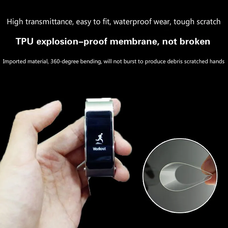 Смарт браслет TalkBand B3 для Huawei Youth Version полноэкранная HD пленка защиты экрана от