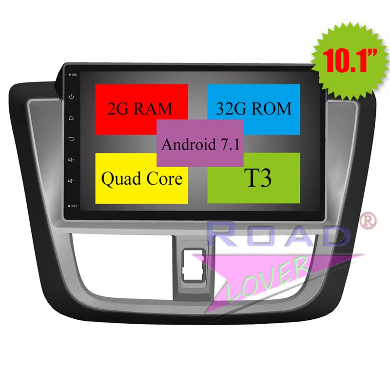 Cheap Roadlover Android 8.1 Car PC Multimedia Autoradio For Toyota Vios 2017 Stereo GPS Navigation Magnitol 2 Din Player Video NO DVD 9