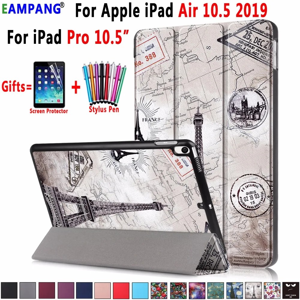 Primium кожаный чехол для Apple iPad Air 10,5 Trifold Магнитный умный сон Чехол для iPad Pro 10,5 A1701 A1709 Funda