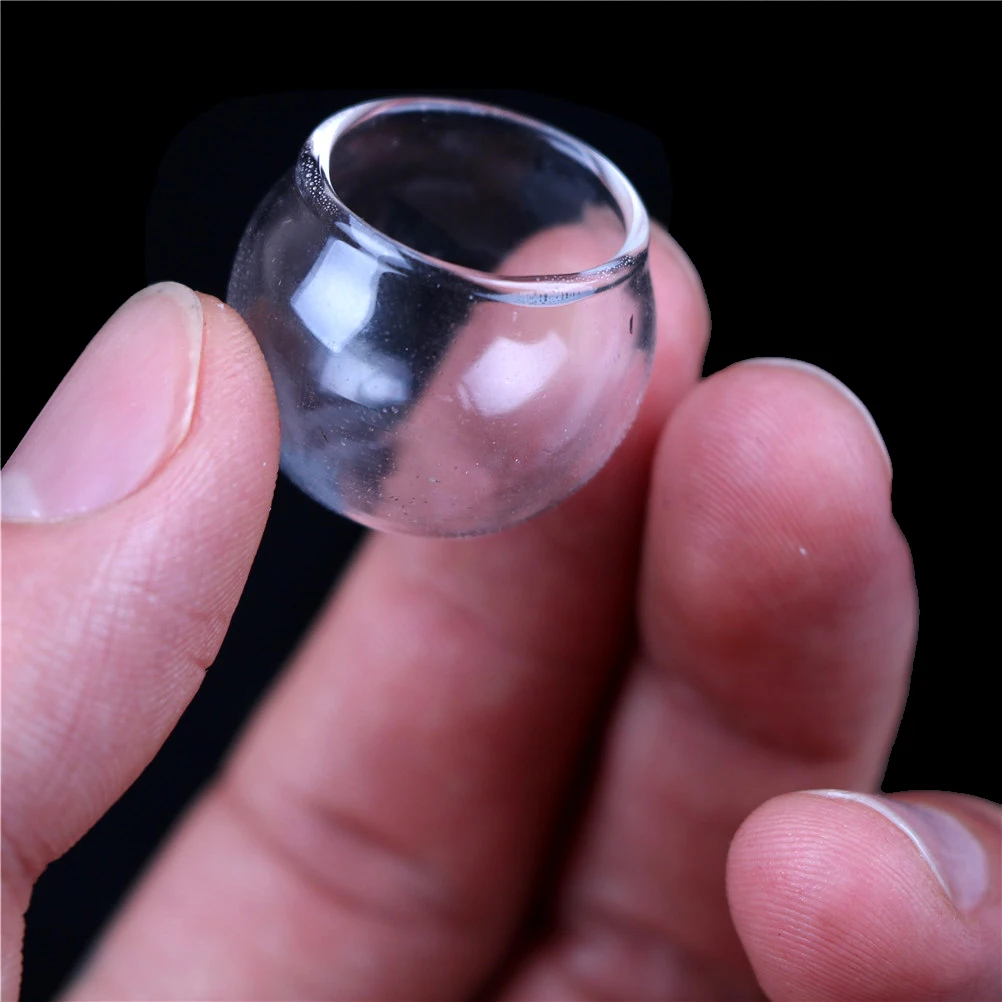 

Dollhouse Miniature 1:12 Toy Pet A Glass Bowl For Fish Tank Home Decor