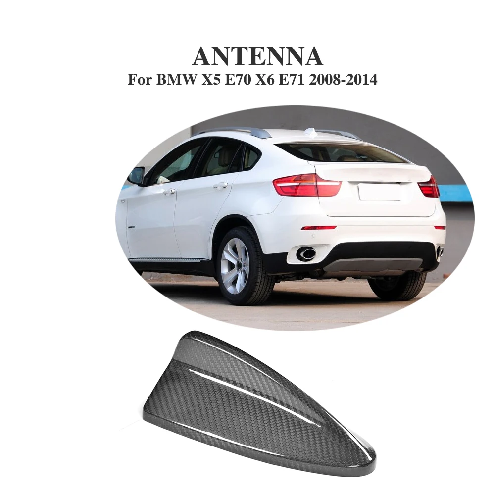 

Carbon Fiber Auto Shark Fin Roof Antenna Trim for BMW X5 E70 X6 E71 2008-2014 Car Styling