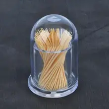Украшение Стола Аксессуар круглой формы акриловая прозрачная крышка зубочистка коробка изысканный держатель для зубочисток 4 шт./компл