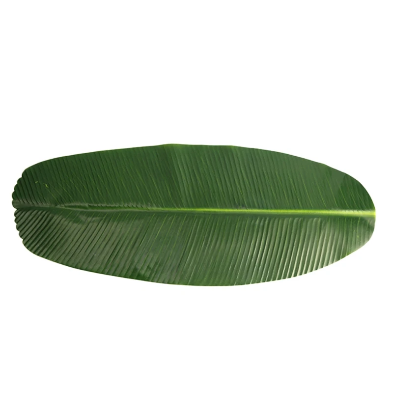 

Simulation Banana Leaf Placemat Table Mat Table Decoration Artificial Leaves or Hawaiian Luau Jungle Party Supplies