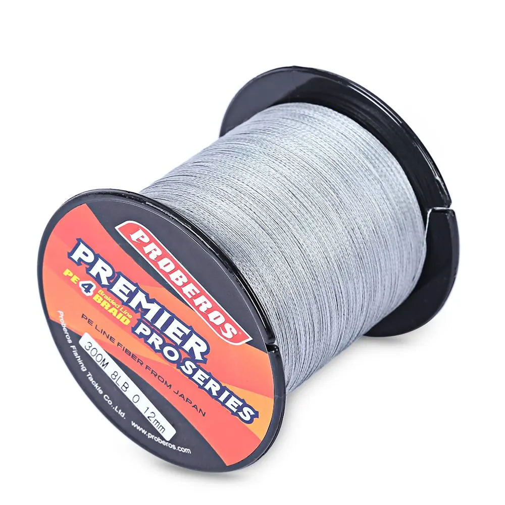 

PRO BEROS 300M PE Braided Fishing Line 6LBS to 80LBS Multifilament Fishing Line Angling Accessories 4 Strands Brazil